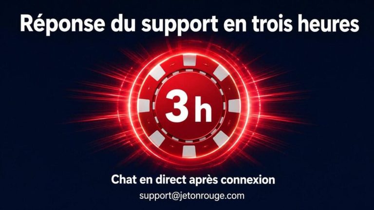 Jeton Rouge Casino service client